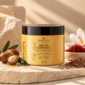 Brelil Professional Argan Crystals Deep Fusion intensyviai maitinanti plaukų kaukė, 350|1000 ml